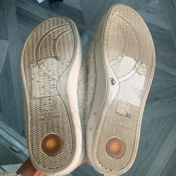 Rag and Bone Lamb Shearling Sneakers - Picture 4 of 4